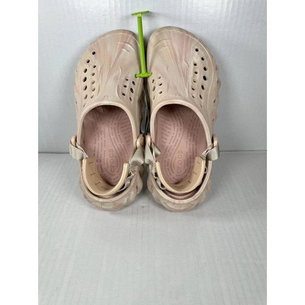 Crocs Echo Marble Clogs Mens 5 / Womens 7 Quartz Shoes 208454-6WS NEW